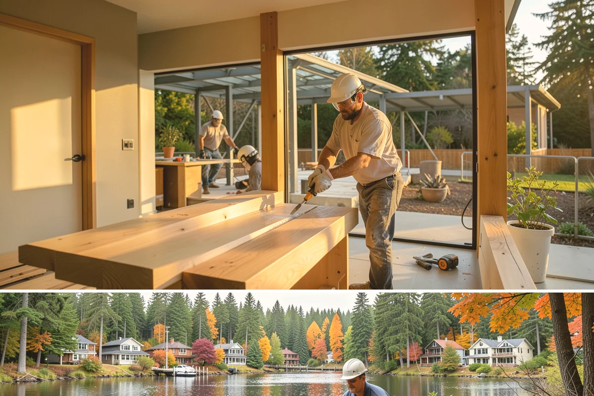 Investment Property Renovation in La Conner, Skagit County, WA - Investment renovations can be timed to tenant turnover in any season, though winter vacancies often allow uninterrupted interior...