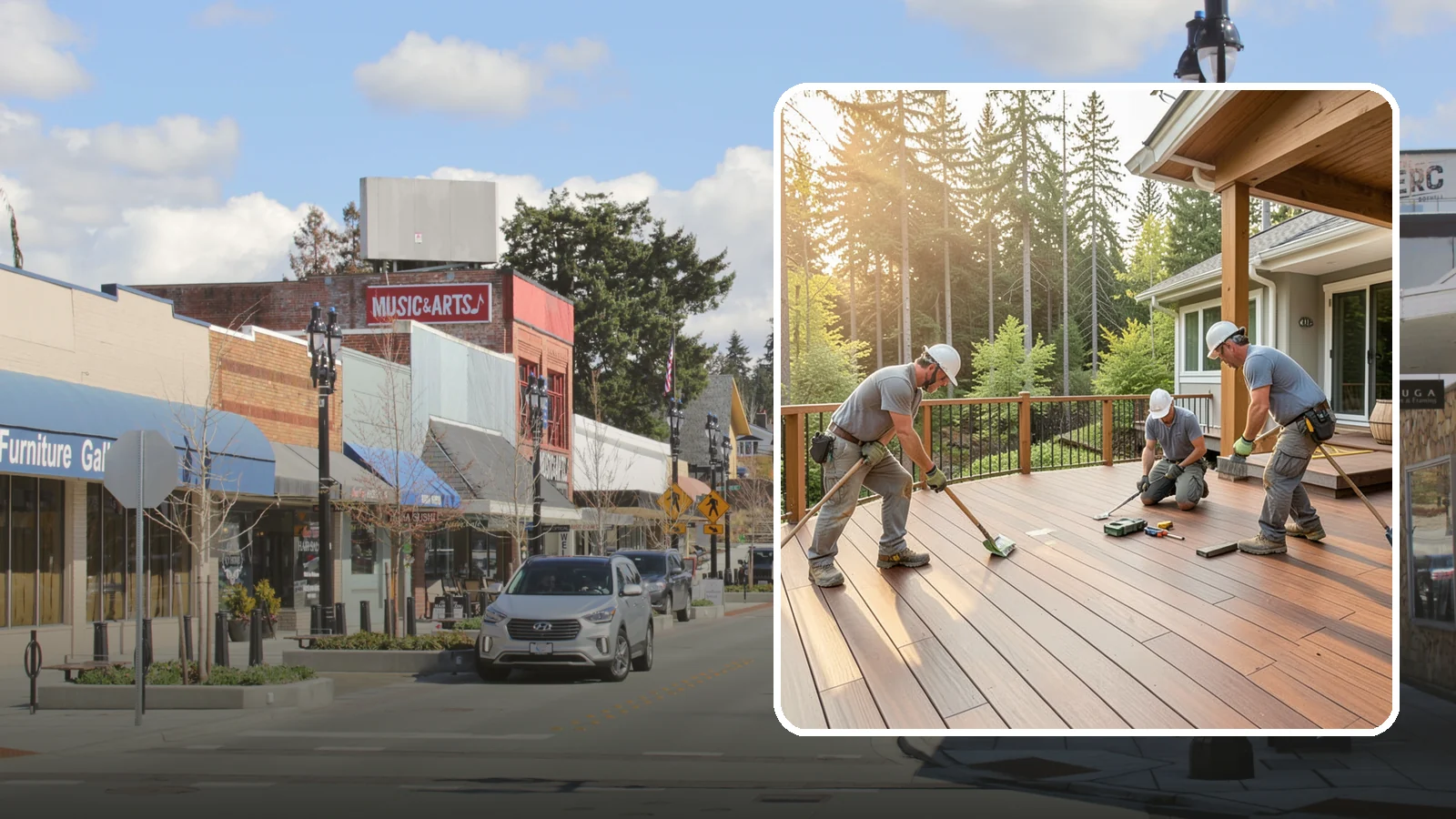 Ipe Deck Installation in Bothell, King County, WA - Premium ipe hardwood decking that delivers exceptional density and decades of Northwest durability.