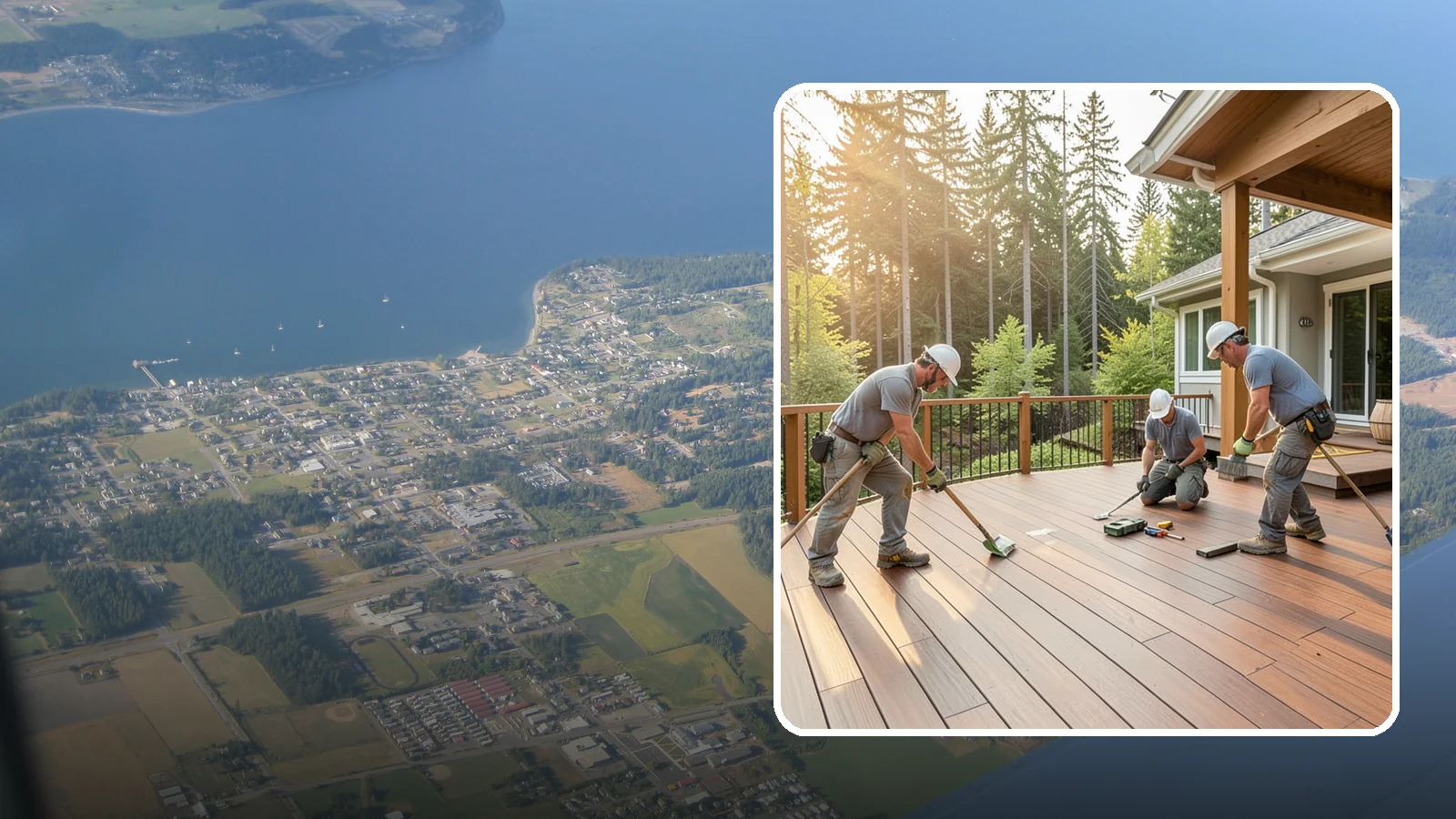 Ipe Deck Installation in Coupeville, Island County, WA - Premium ipe hardwood decking that delivers exceptional density and decades of Northwest durability.