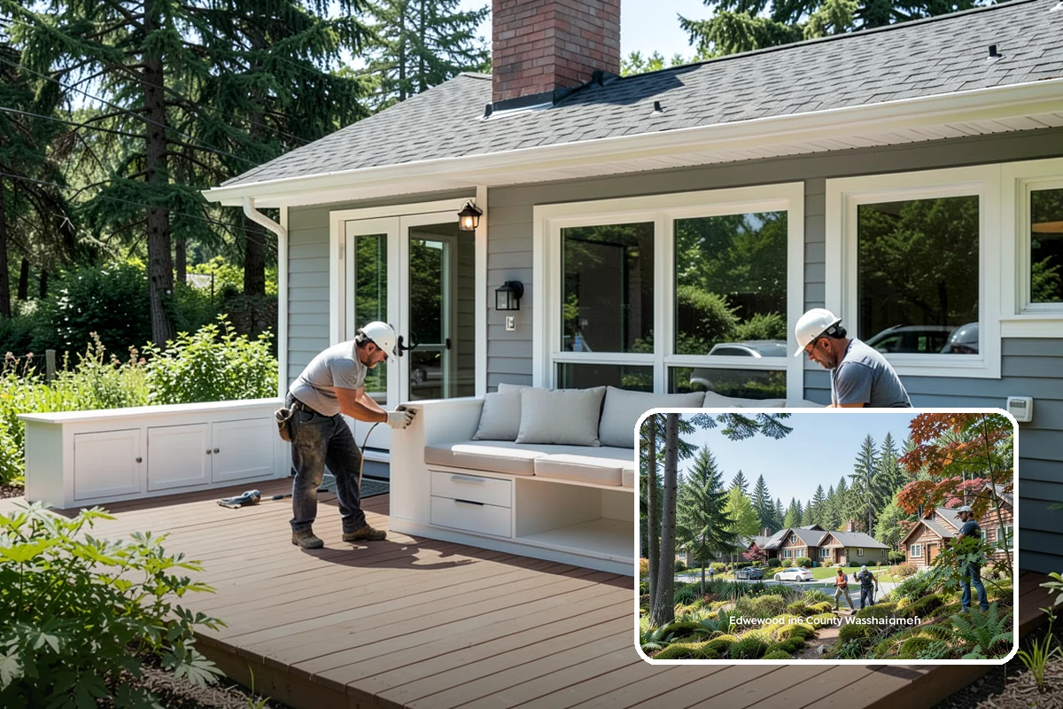 Ipe Deck Installation in Edgewood, Pierce County, WA - Extreme density resists dents, rot, and wear