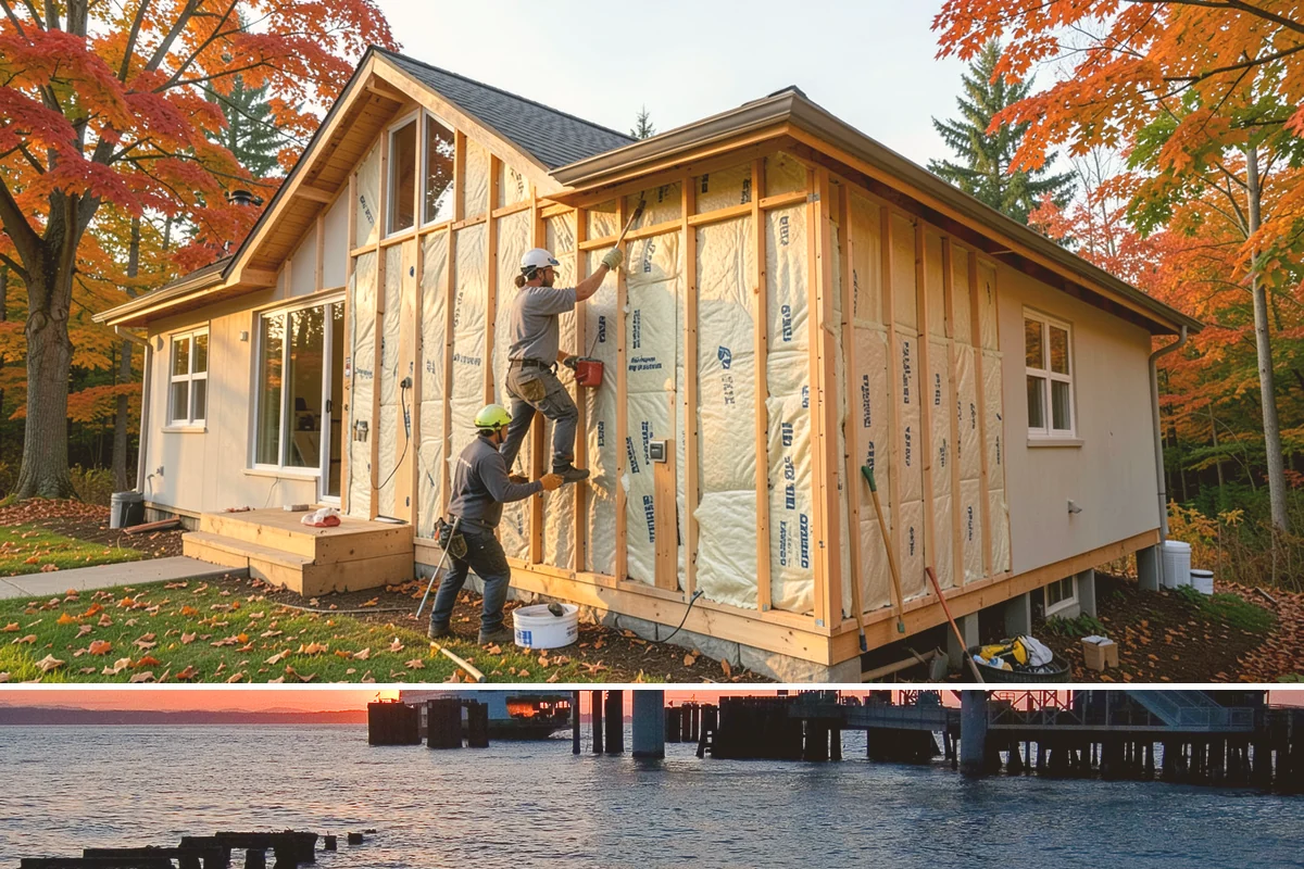 Ipe Deck Installation in Edmonds, Snohomish County, WA - A dry summer install lets ipe oil finishes cure properly, though the hardwood itself tolerates installation in any season.