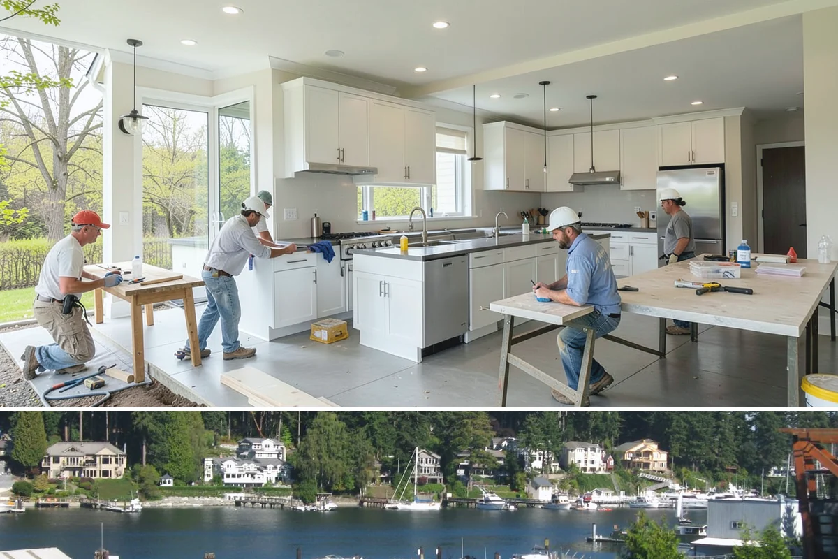 Ipe Deck Installation in Gig Harbor, Pierce County, WA - A dry summer install lets ipe oil finishes cure properly, though the hardwood itself tolerates installation in any season.