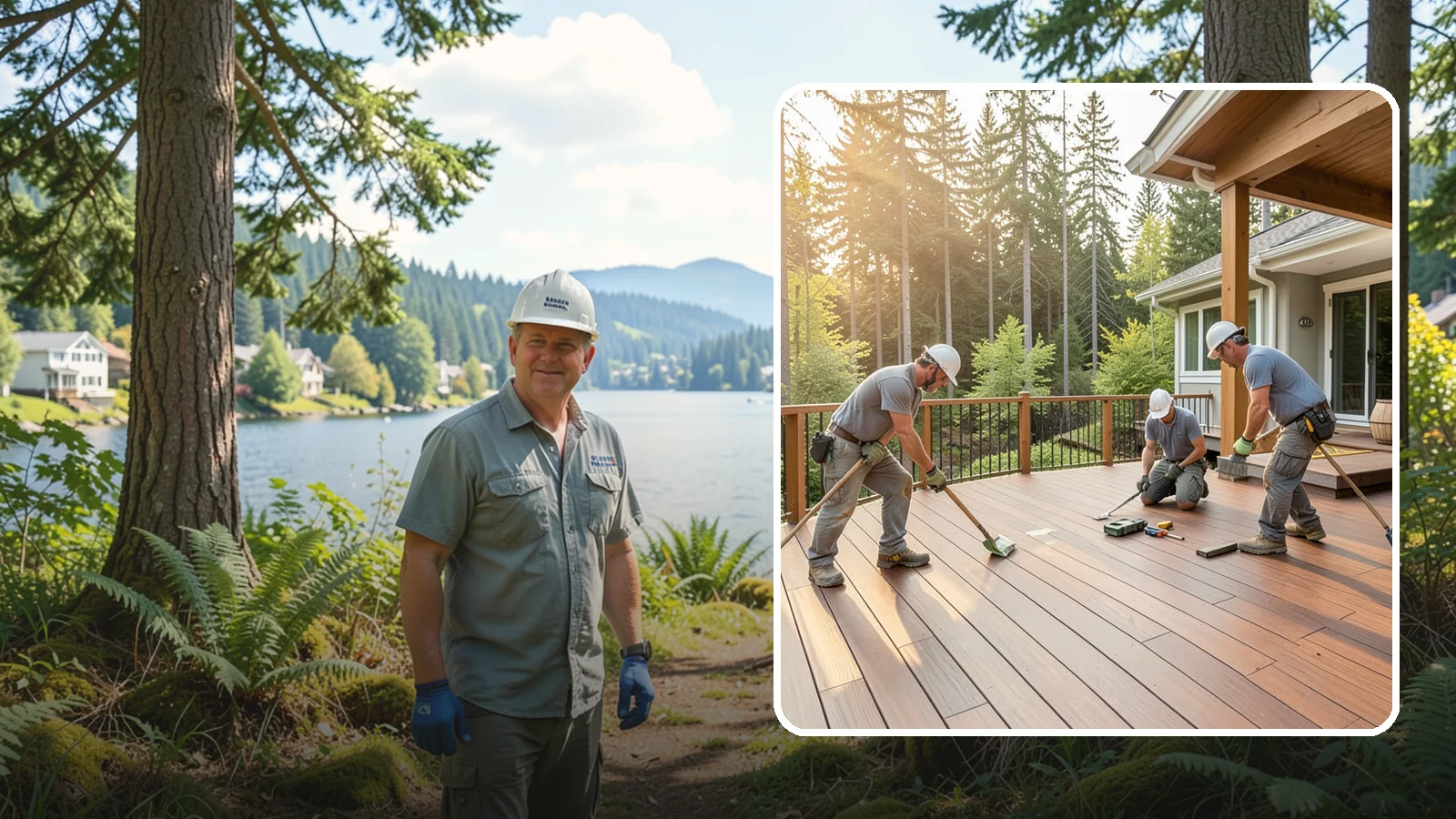 Ipe Deck Installation in Milton, King County, WA - Premium ipe hardwood decking that delivers exceptional density and decades of Northwest durability.
