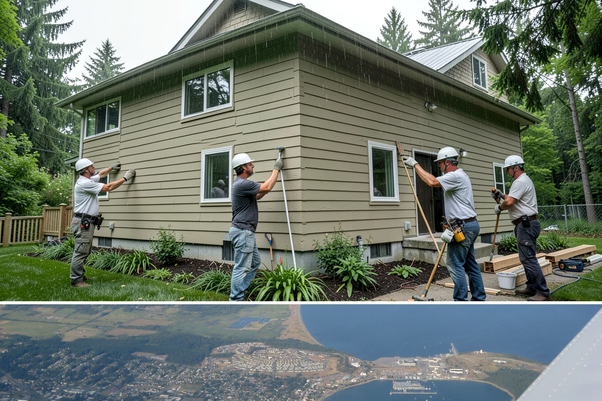 Ipe Deck Installation in Oak Harbor, Island County, WA - A dry summer install lets ipe oil finishes cure properly, though the hardwood itself tolerates installation in any season.