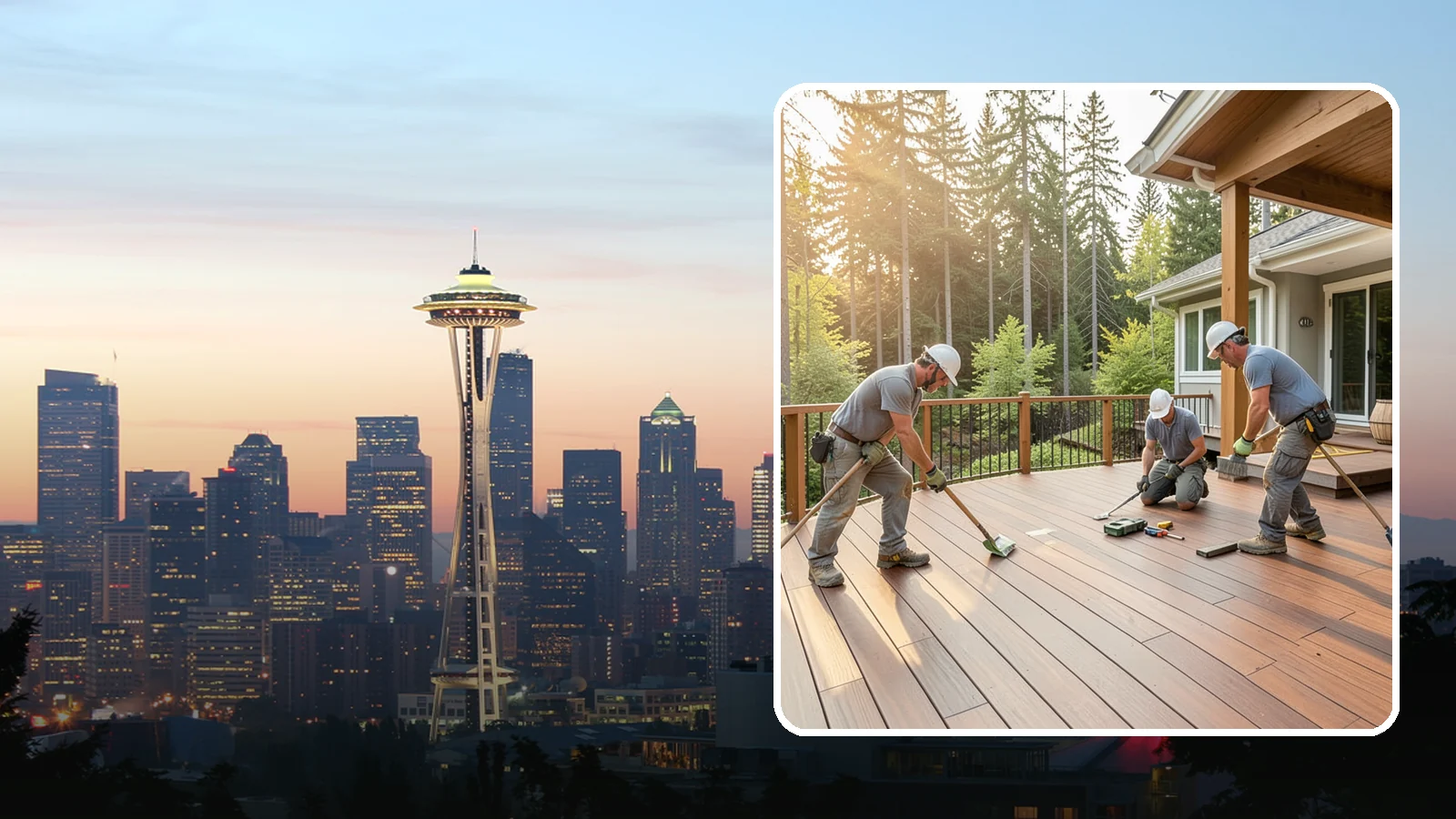Ipe Deck Installation in Seattle, King County, WA - Premium ipe hardwood decking that delivers exceptional density and decades of Northwest durability.
