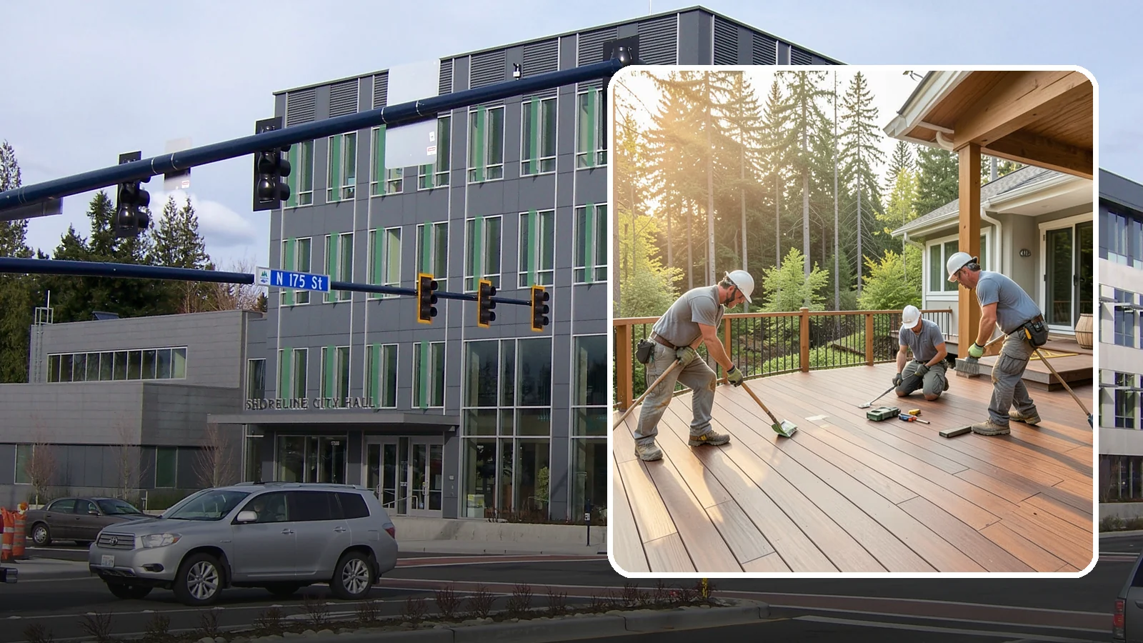 Ipe Deck Installation in Shoreline, King County, WA - Premium ipe hardwood decking that delivers exceptional density and decades of Northwest durability.