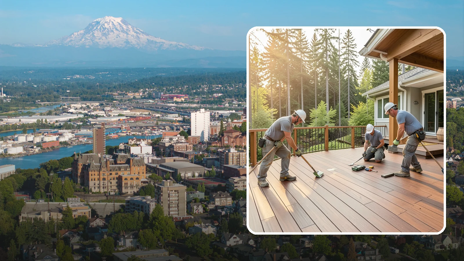 Ipe Deck Installation in Tacoma, Pierce County, WA - Premium ipe hardwood decking that delivers exceptional density and decades of Northwest durability.