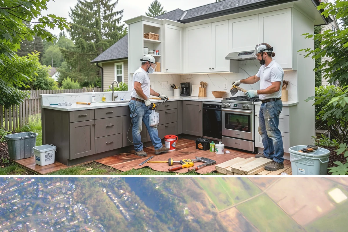 Iron Railing Installation in Algona, King County, WA - Iron railing installation is an indoor project that can be scheduled comfortably in any season.