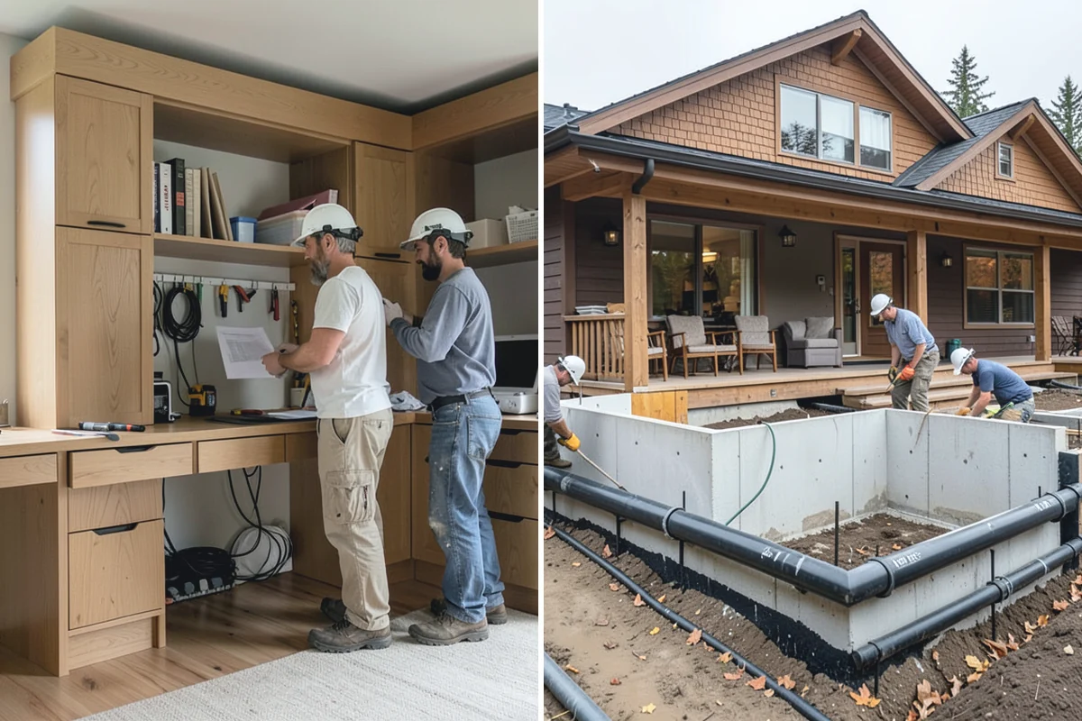 Iron Railing Installation in Auburn, King County, WA - Measure the stair and design the railing pattern