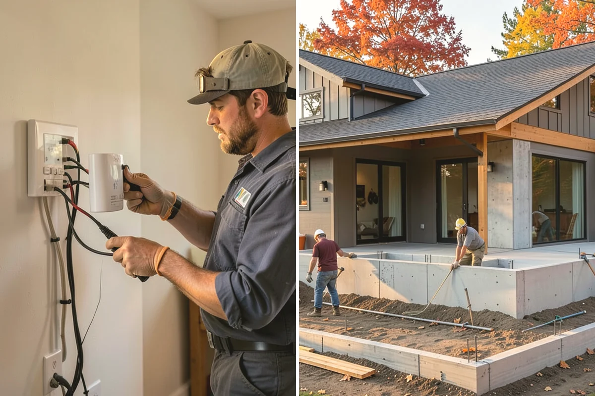 Iron Railing Installation in Burien, King County, WA - Measure the stair and design the railing pattern