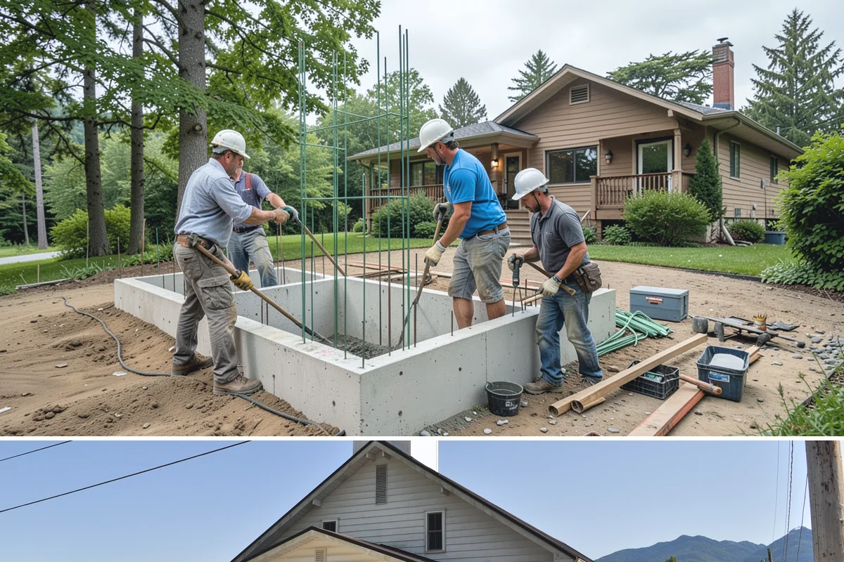 Iron Railing Installation in Concrete, Skagit County, WA - Iron railing installation is an indoor project that can be scheduled comfortably in any season.