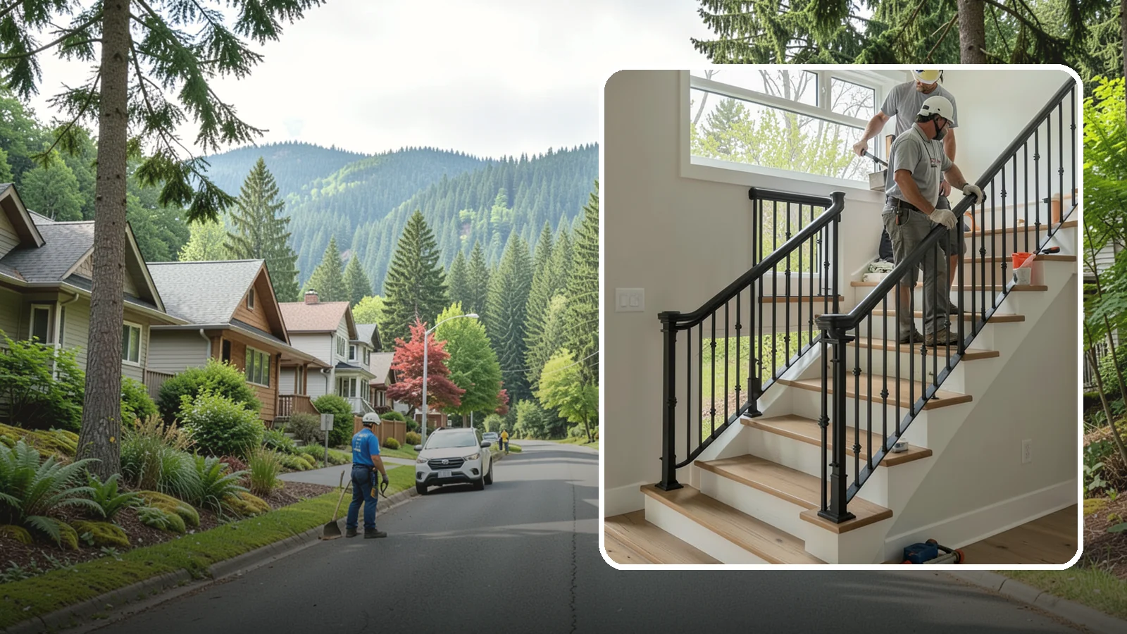 Iron Railing Installation in Darrington, Snohomish County, WA - Wrought and welded iron railings that combine classic strength with custom detail.