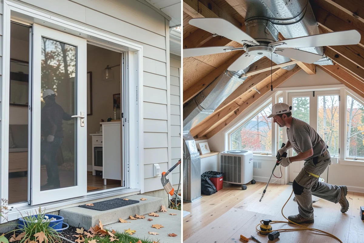 Iron Railing Installation in Darrington, Snohomish County, WA - Measure the stair and design the railing pattern