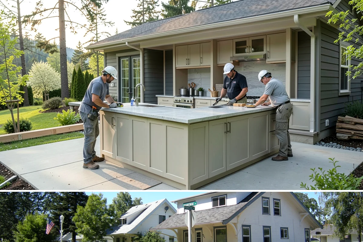 Iron Railing Installation in DuPont, Pierce County, WA - Iron railing installation is an indoor project that can be scheduled comfortably in any season.