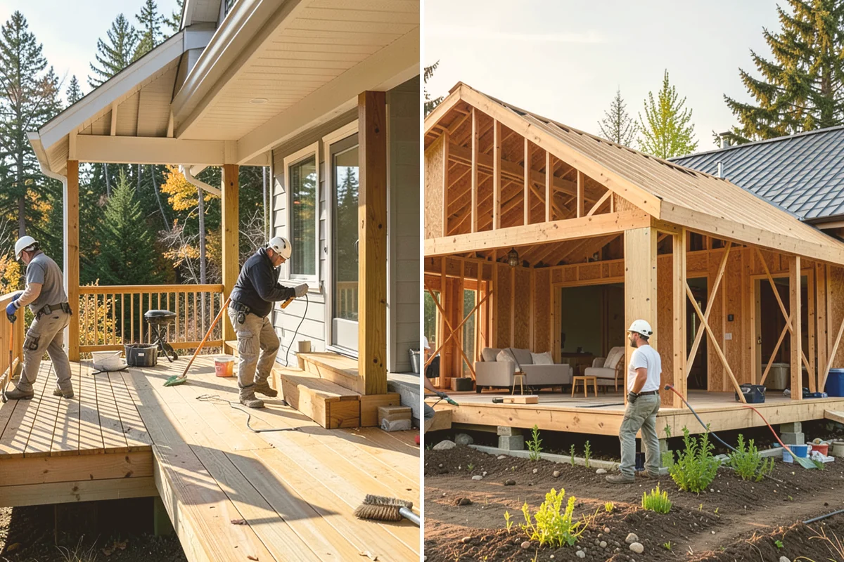 Iron Railing Installation in Eatonville, Pierce County, WA - Measure the stair and design the railing pattern