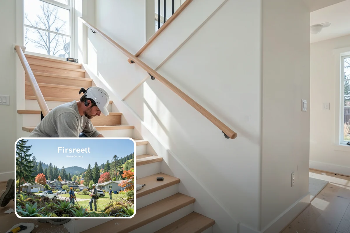 Iron Railing Installation in Fircrest, Pierce County, WA - Exceptional strength and longevity