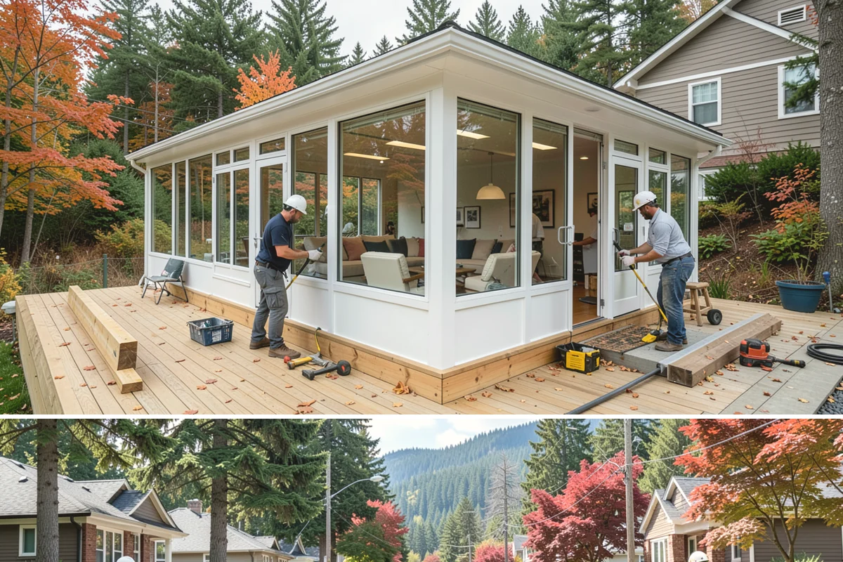 Iron Railing Installation in Hunts Point, King County, WA - Iron railing installation is an indoor project that can be scheduled comfortably in any season.
