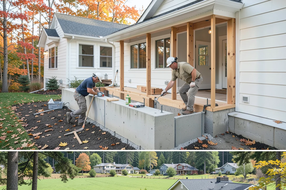 Iron Railing Installation in Lyman, Skagit County, WA - Iron railing installation is an indoor project that can be scheduled comfortably in any season.