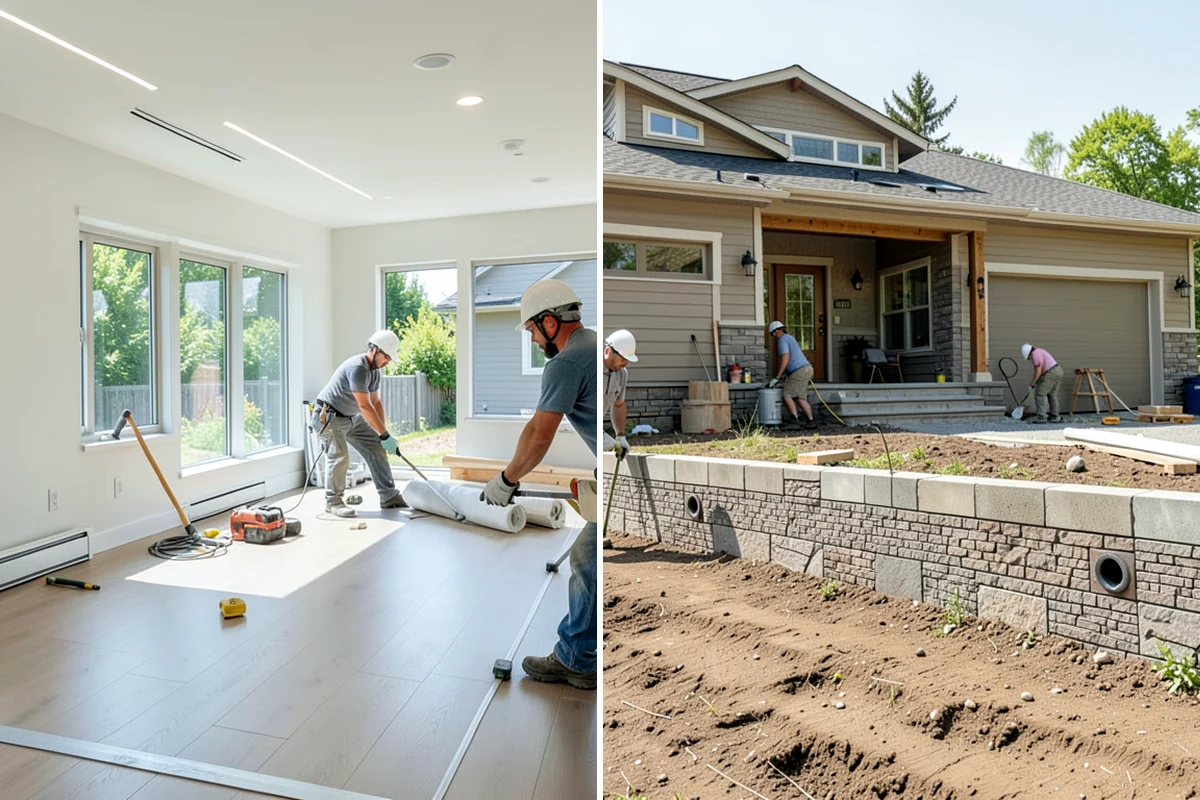 Iron Railing Installation in Maple Valley, King County, WA - Measure the stair and design the railing pattern