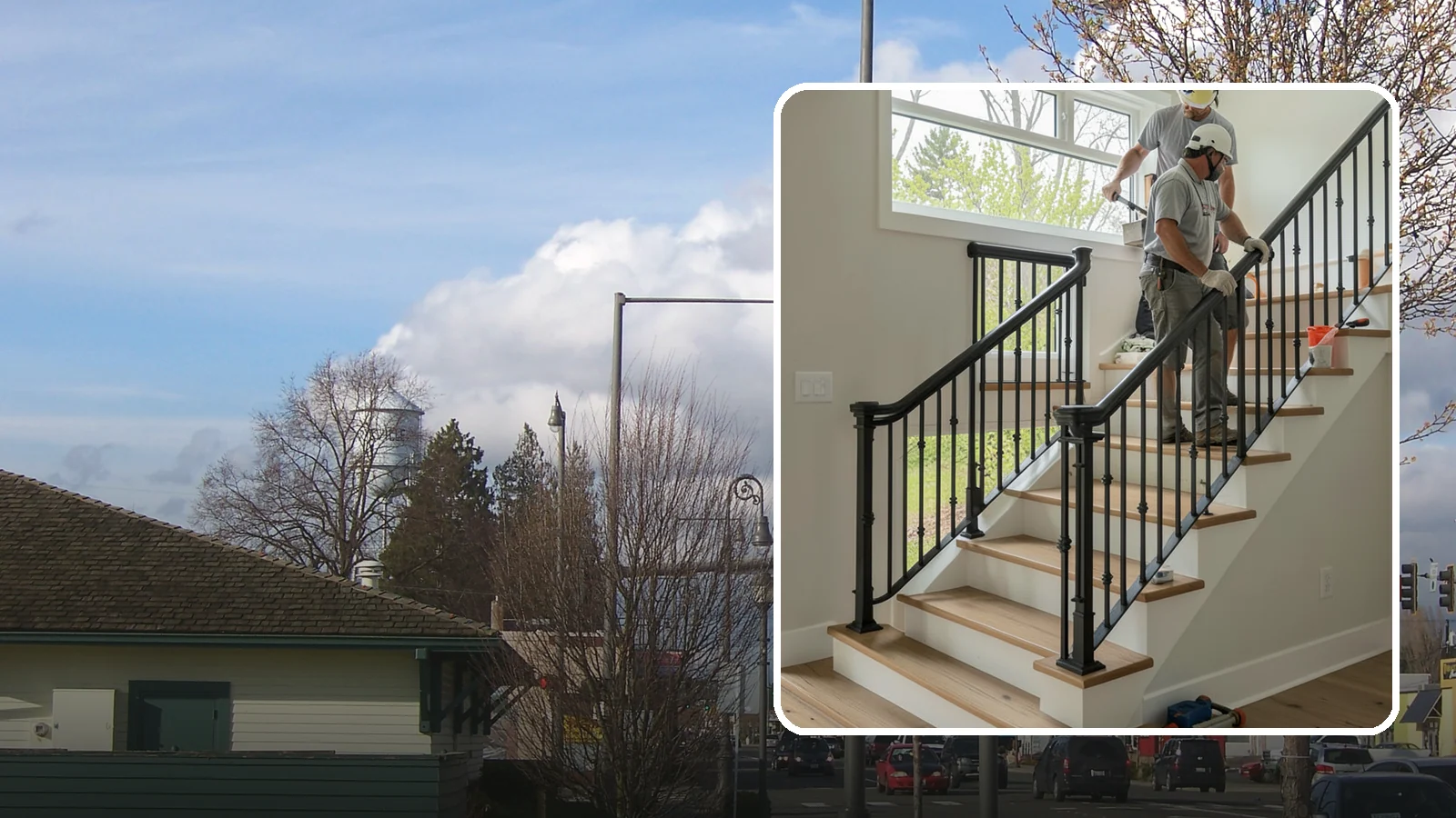 Iron Railing Installation in Marysville, Snohomish County, WA - Wrought and welded iron railings that combine classic strength with custom detail.