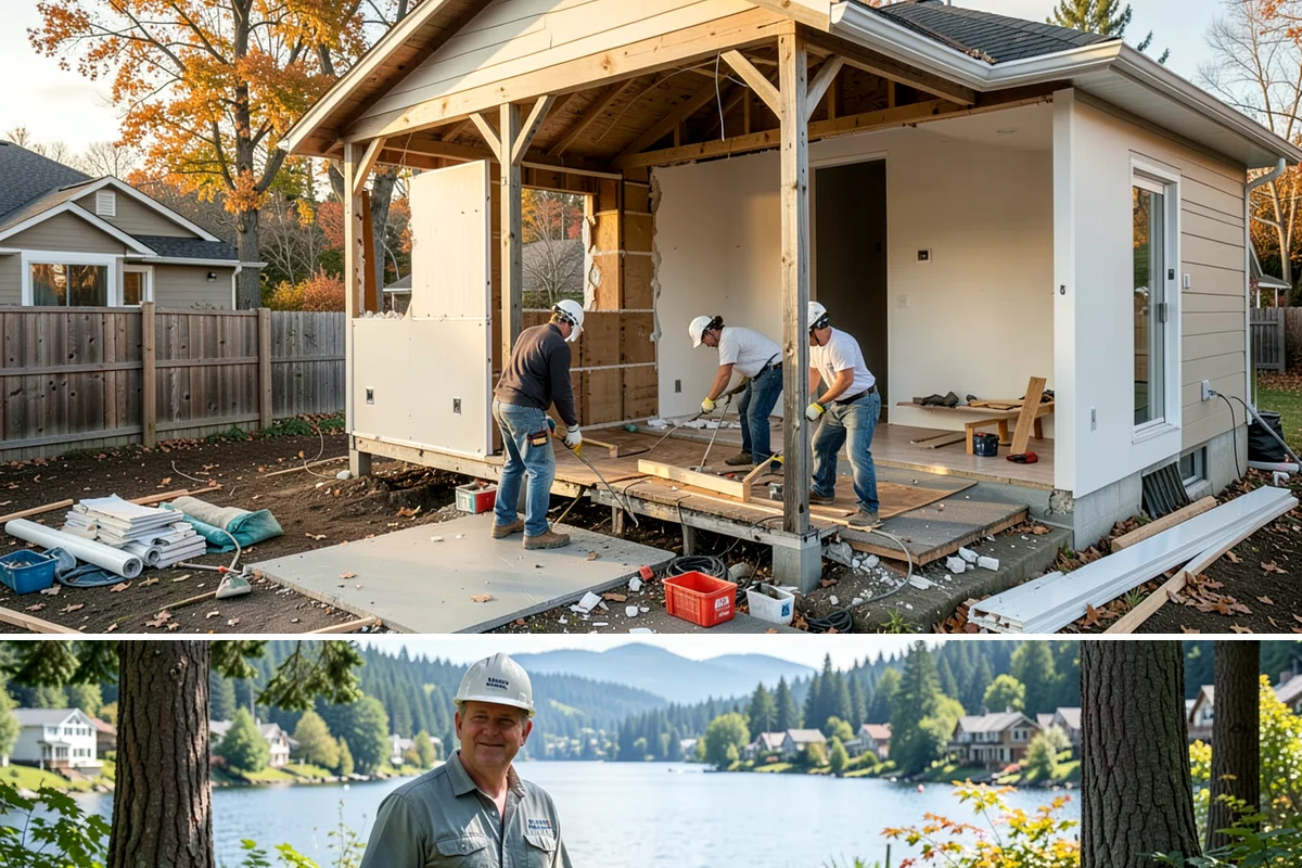 Iron Railing Installation in Milton, King County, WA - Iron railing installation is an indoor project that can be scheduled comfortably in any season.