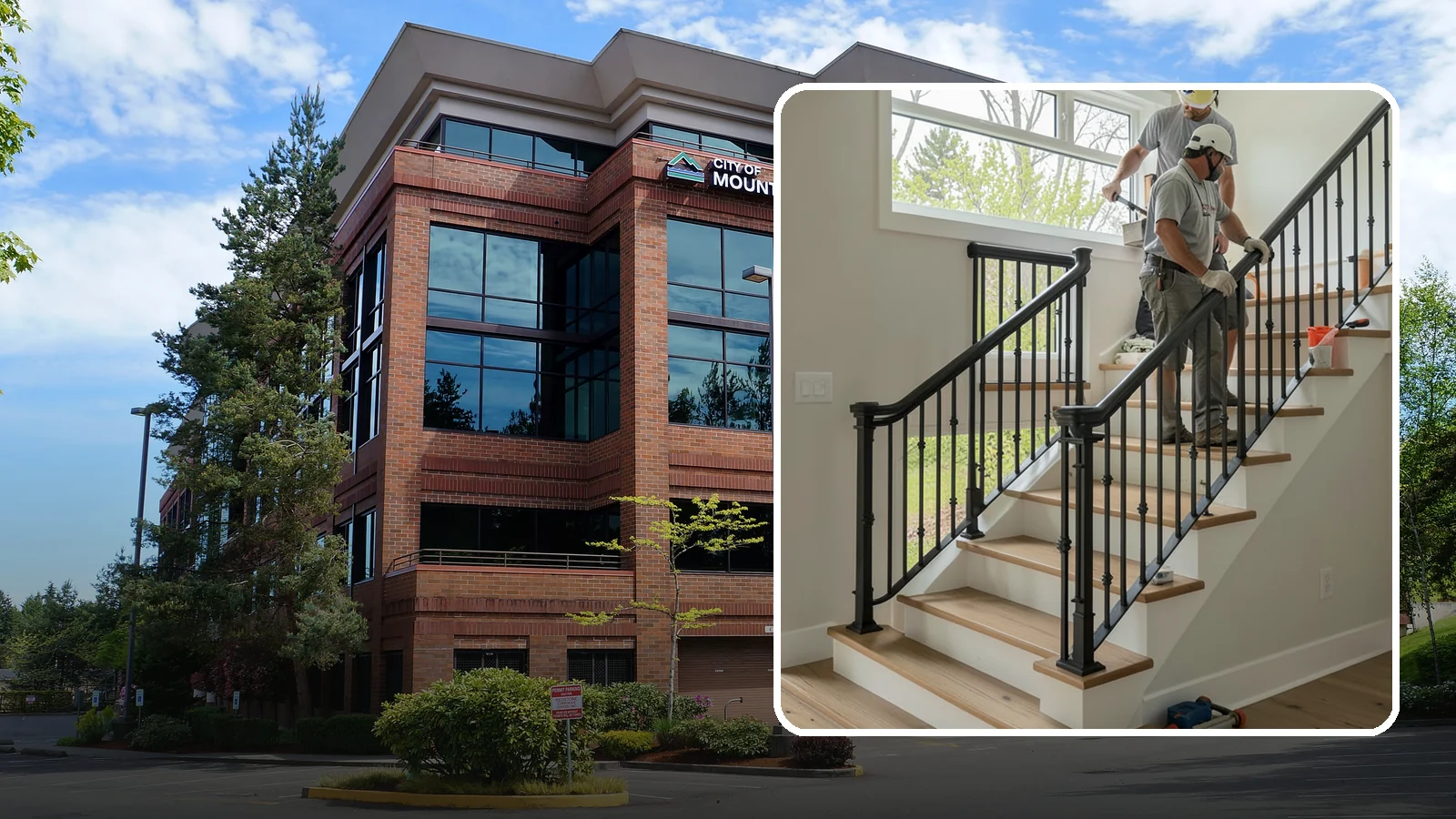 Iron Railing Installation in Mountlake Terrace, Snohomish County, WA - Wrought and welded iron railings that combine classic strength with custom detail.