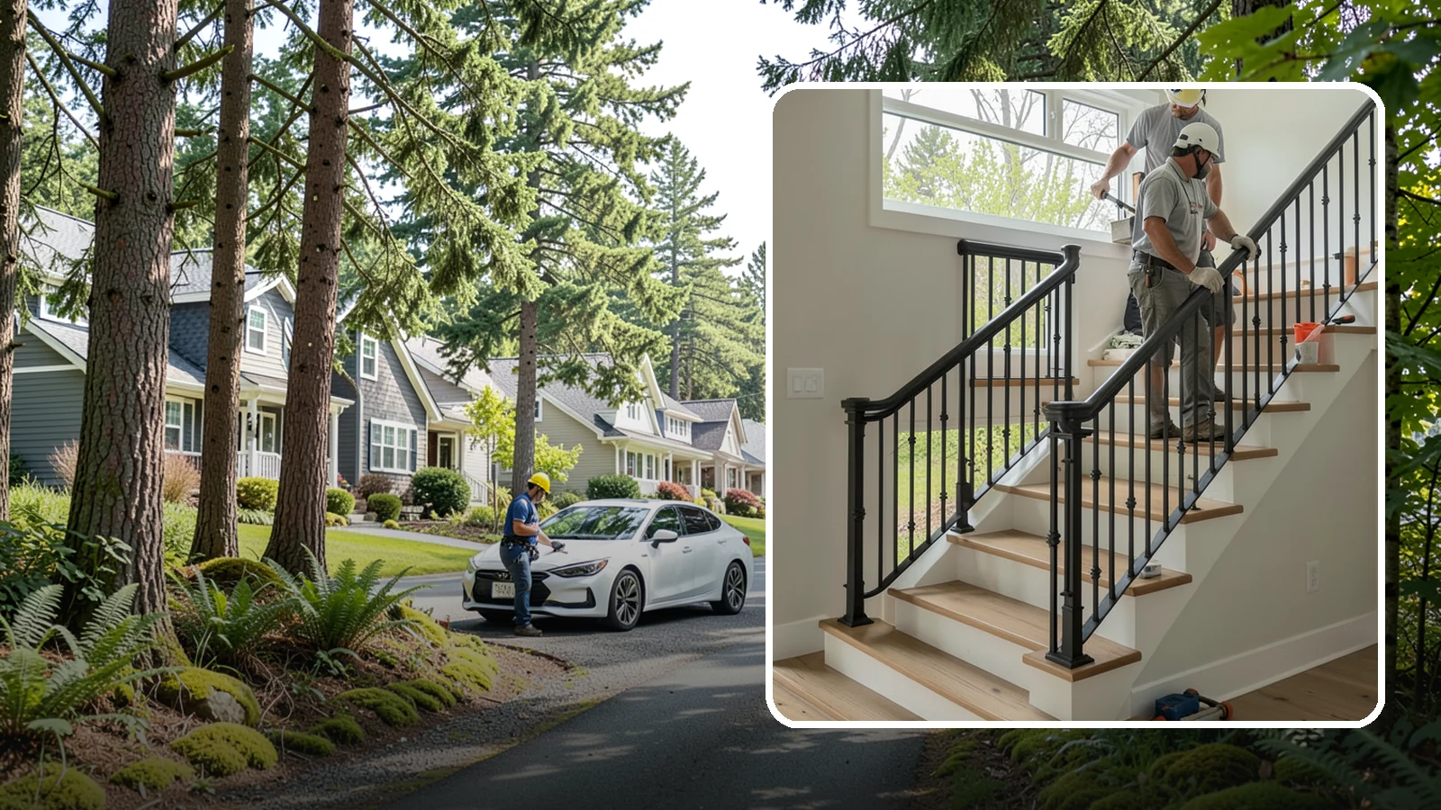 Iron Railing Installation in Normandy Park, King County, WA - Wrought and welded iron railings that combine classic strength with custom detail.