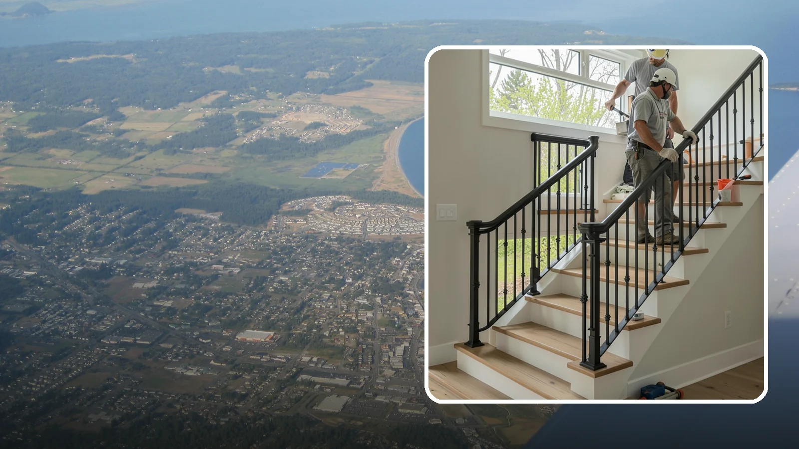 Iron Railing Installation in Oak Harbor, Island County, WA - Wrought and welded iron railings that combine classic strength with custom detail.