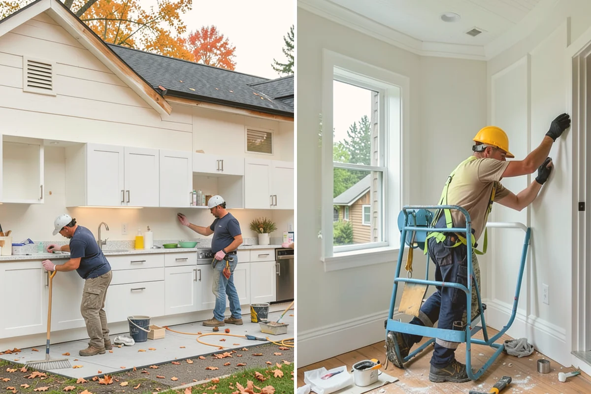 Iron Railing Installation in Sammamish, King County, WA - Measure the stair and design the railing pattern