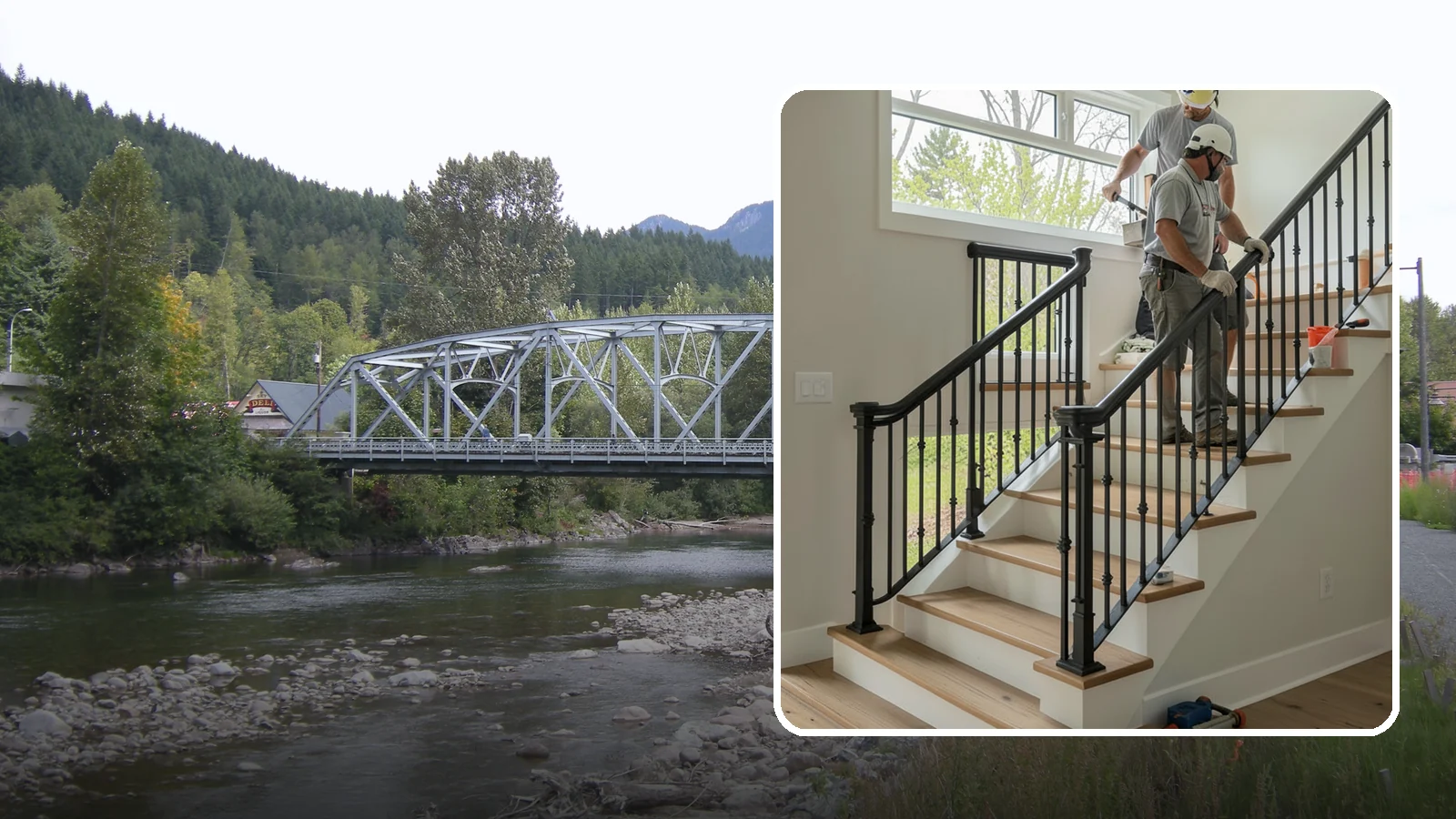 Iron Railing Installation in Skykomish, King County, WA - Wrought and welded iron railings that combine classic strength with custom detail.