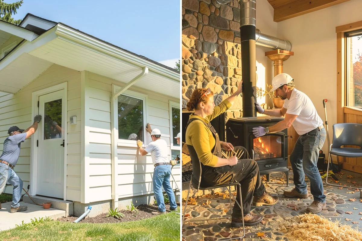 Iron Railing Installation in Snohomish, Snohomish County, WA - Measure the stair and design the railing pattern
