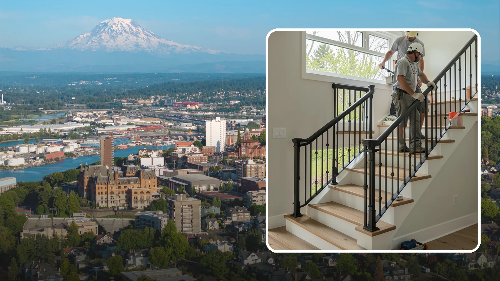 Iron Railing Installation in Tacoma, Pierce County, WA - Wrought and welded iron railings that combine classic strength with custom detail.