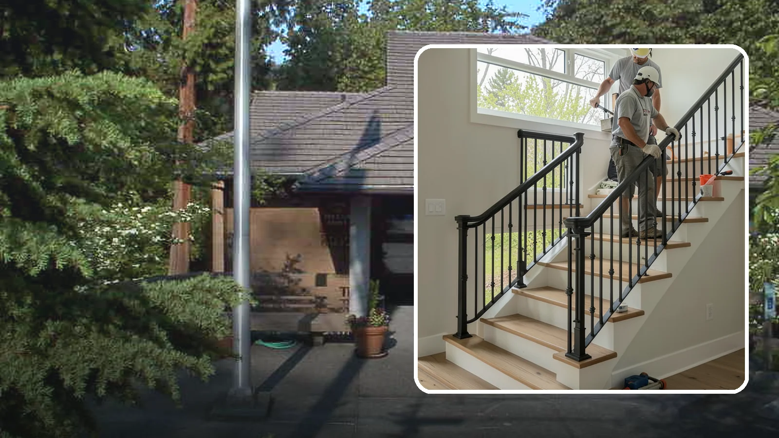 Iron Railing Installation in Yarrow Point, King County, WA - Wrought and welded iron railings that combine classic strength with custom detail.