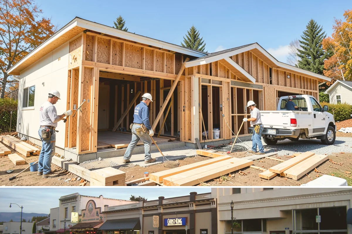 Island Expansion in Burlington, Skagit County, WA - Island expansions with utility work fit best during drier months when the kitchen is already open for other updates.