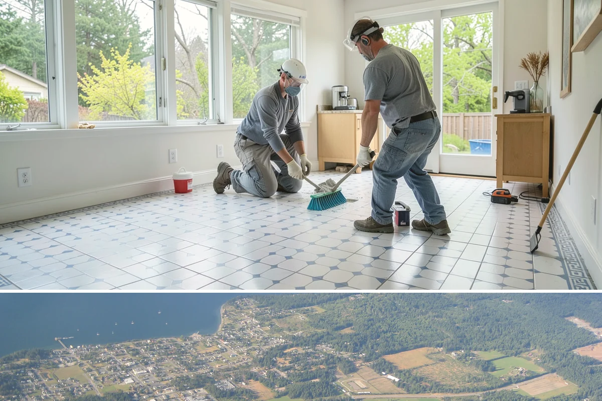 Island Expansion in Coupeville, Island County, WA - Island expansions with utility work fit best during drier months when the kitchen is already open for other updates.