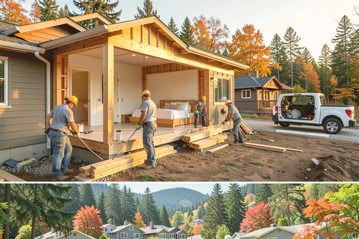 Island Expansion in Fircrest, Pierce County, WA - Island expansions with utility work fit best during drier months when the kitchen is already open for other updates.