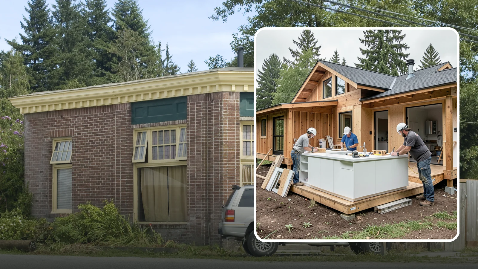 Island Expansion in Hamilton, Skagit County, WA - Enlarging your existing kitchen island to gain more prep surface, storage, or seating.