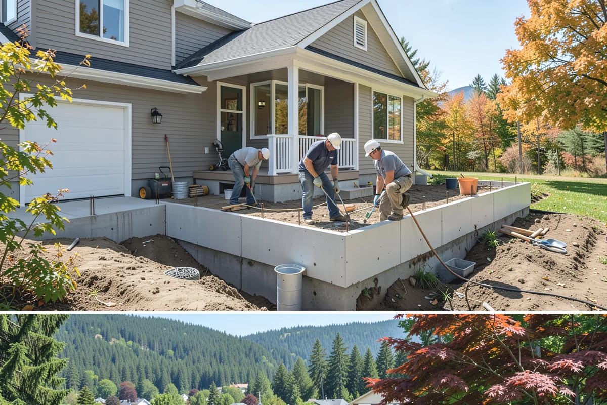 Island Expansion in Index, Snohomish County, WA - Island expansions with utility work fit best during drier months when the kitchen is already open for other updates.