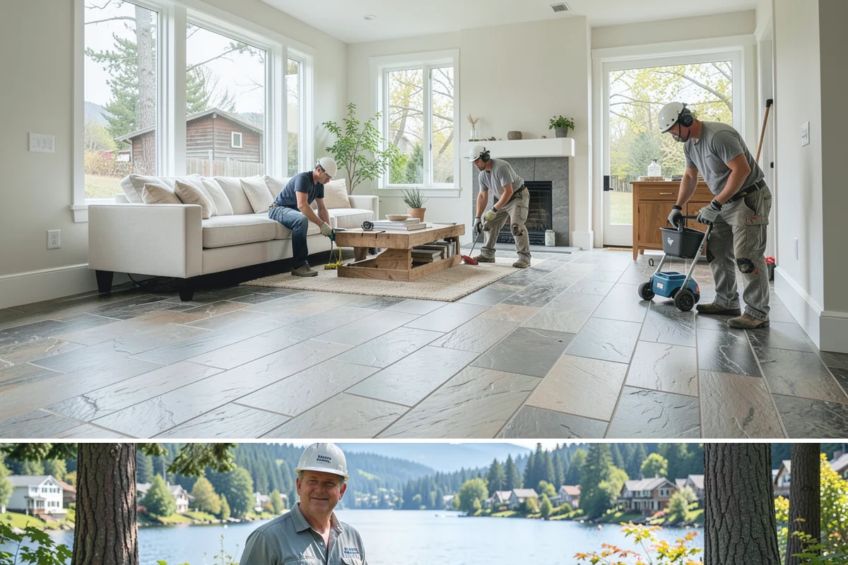 Island Expansion in Milton, King County, WA - Island expansions with utility work fit best during drier months when the kitchen is already open for other updates.