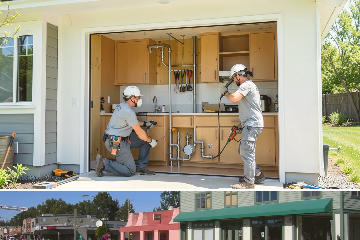Island Expansion in Snoqualmie, King County, WA - Island expansions with utility work fit best during drier months when the kitchen is already open for other updates.