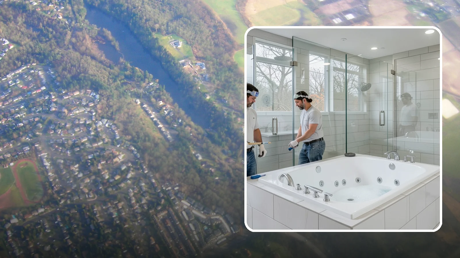 Jacuzzi Tub Installation in Algona, King County, WA - A jacuzzi tub installation brings therapeutic jetted comfort into your bathroom.