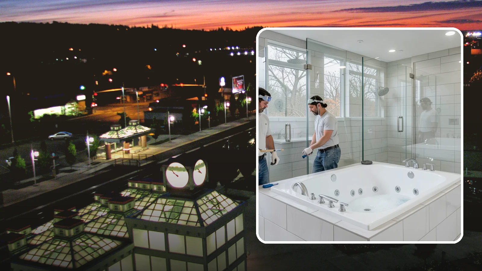 Jacuzzi Tub Installation in Auburn, King County, WA - A jacuzzi tub installation brings therapeutic jetted comfort into your bathroom.