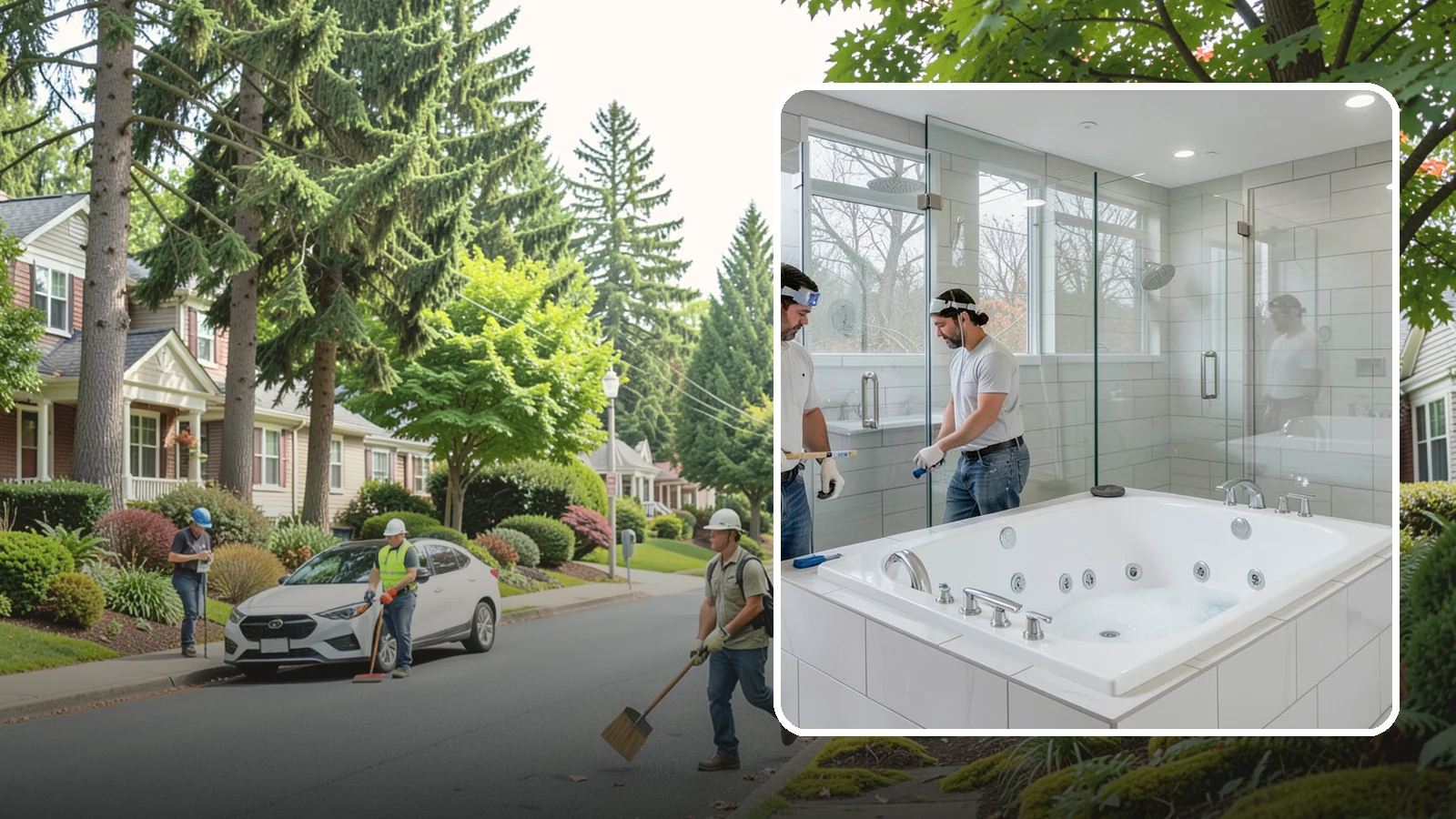 Jacuzzi Tub Installation in Beaux Arts Village, King County, WA - A jacuzzi tub installation brings therapeutic jetted comfort into your bathroom.
