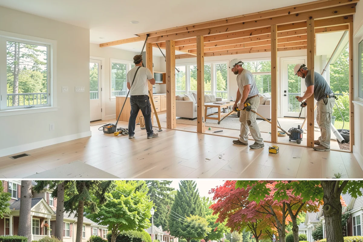 Jacuzzi Tub Installation in Beaux Arts Village, King County, WA - Homeowners often add a jetted tub in fall to enjoy warm, soothing soaks throughout the rainy season.