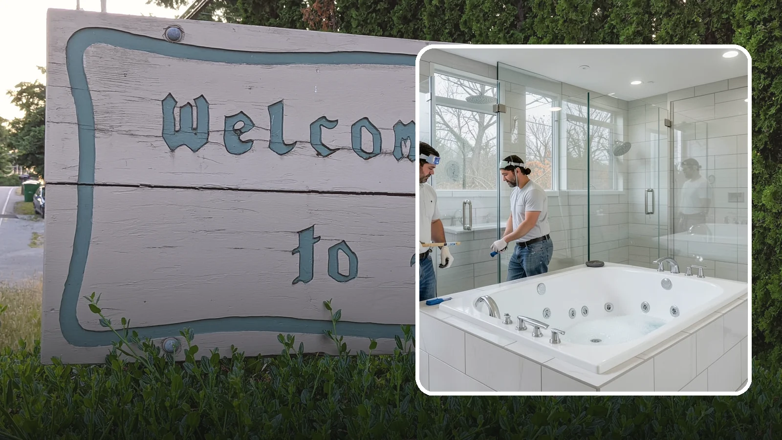 Jacuzzi Tub Installation in Brier, Snohomish County, WA - A jacuzzi tub installation brings therapeutic jetted comfort into your bathroom.