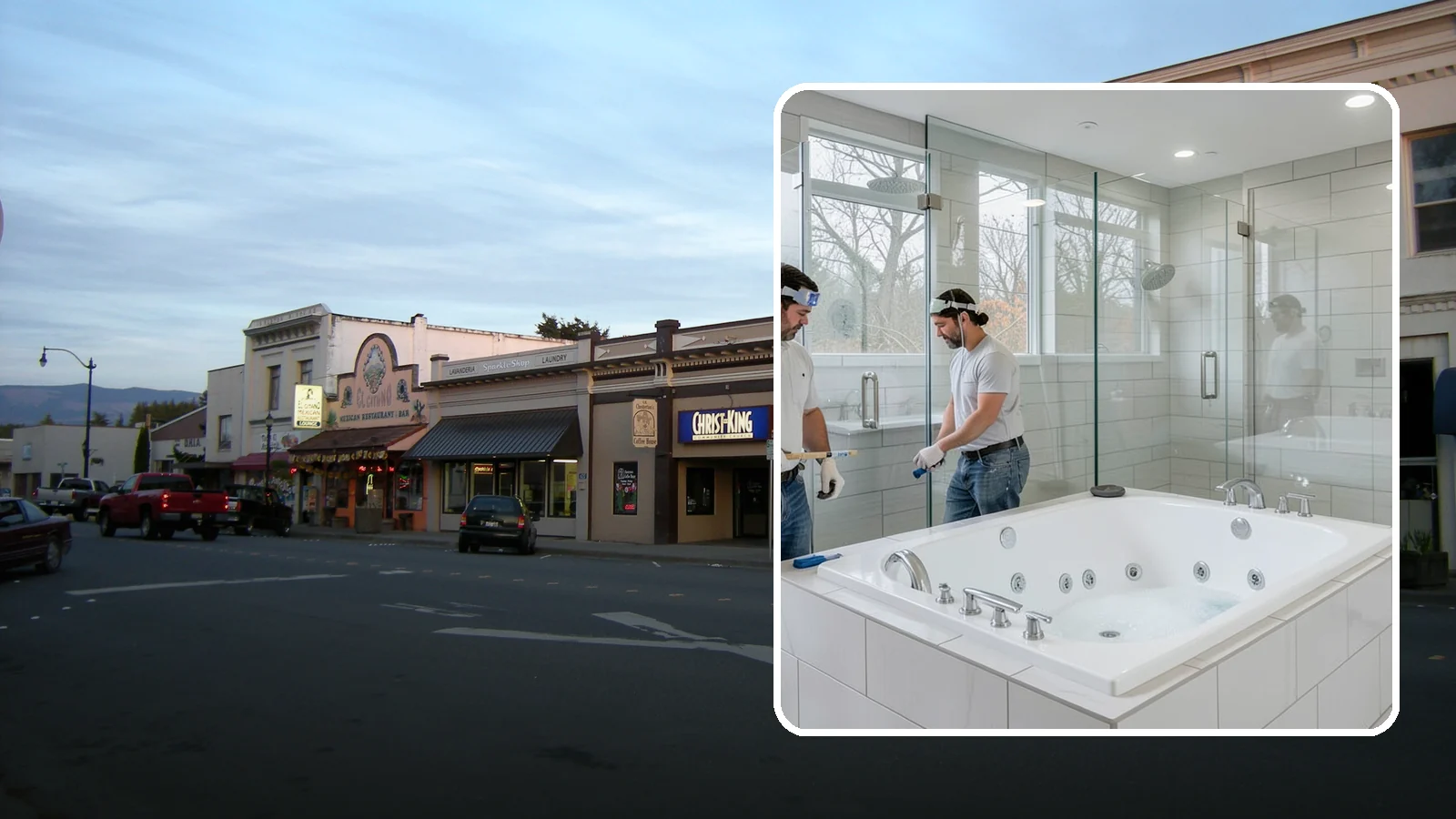 Jacuzzi Tub Installation in Burlington, Skagit County, WA - A jacuzzi tub installation brings therapeutic jetted comfort into your bathroom.
