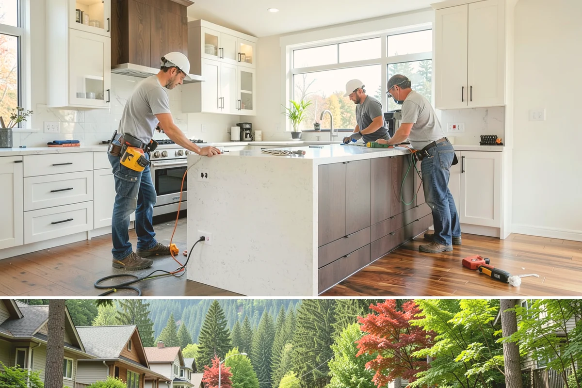 Jacuzzi Tub Installation in Darrington, Snohomish County, WA - Homeowners often add a jetted tub in fall to enjoy warm, soothing soaks throughout the rainy season.