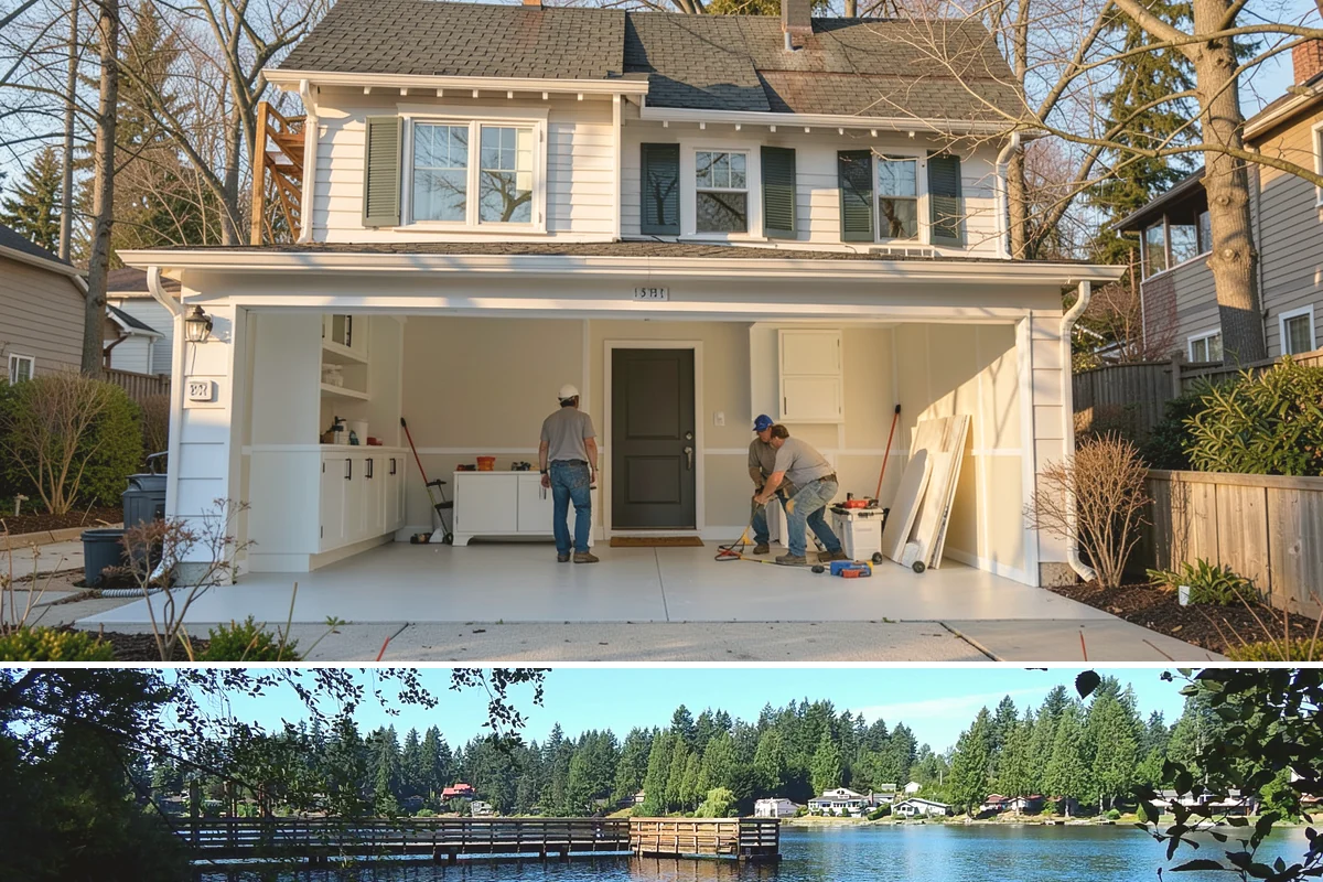 Jacuzzi Tub Installation in Federal Way, King County, WA - Homeowners often add a jetted tub in fall to enjoy warm, soothing soaks throughout the rainy season.