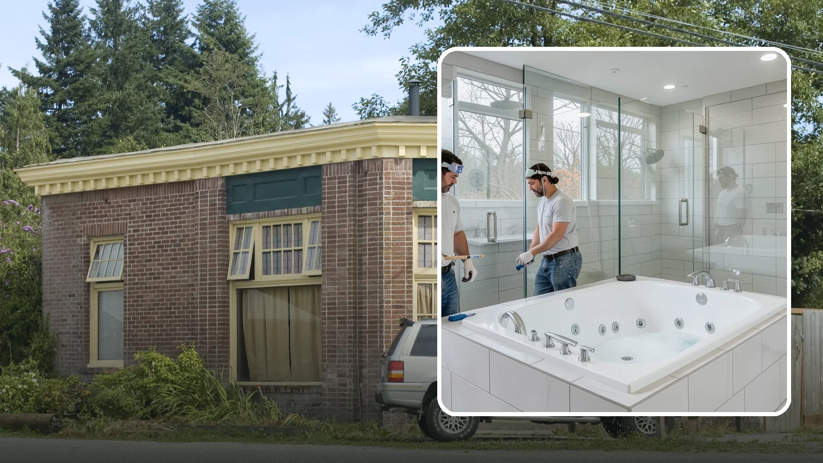 Jacuzzi Tub Installation in Hamilton, Skagit County, WA - A jacuzzi tub installation brings therapeutic jetted comfort into your bathroom.