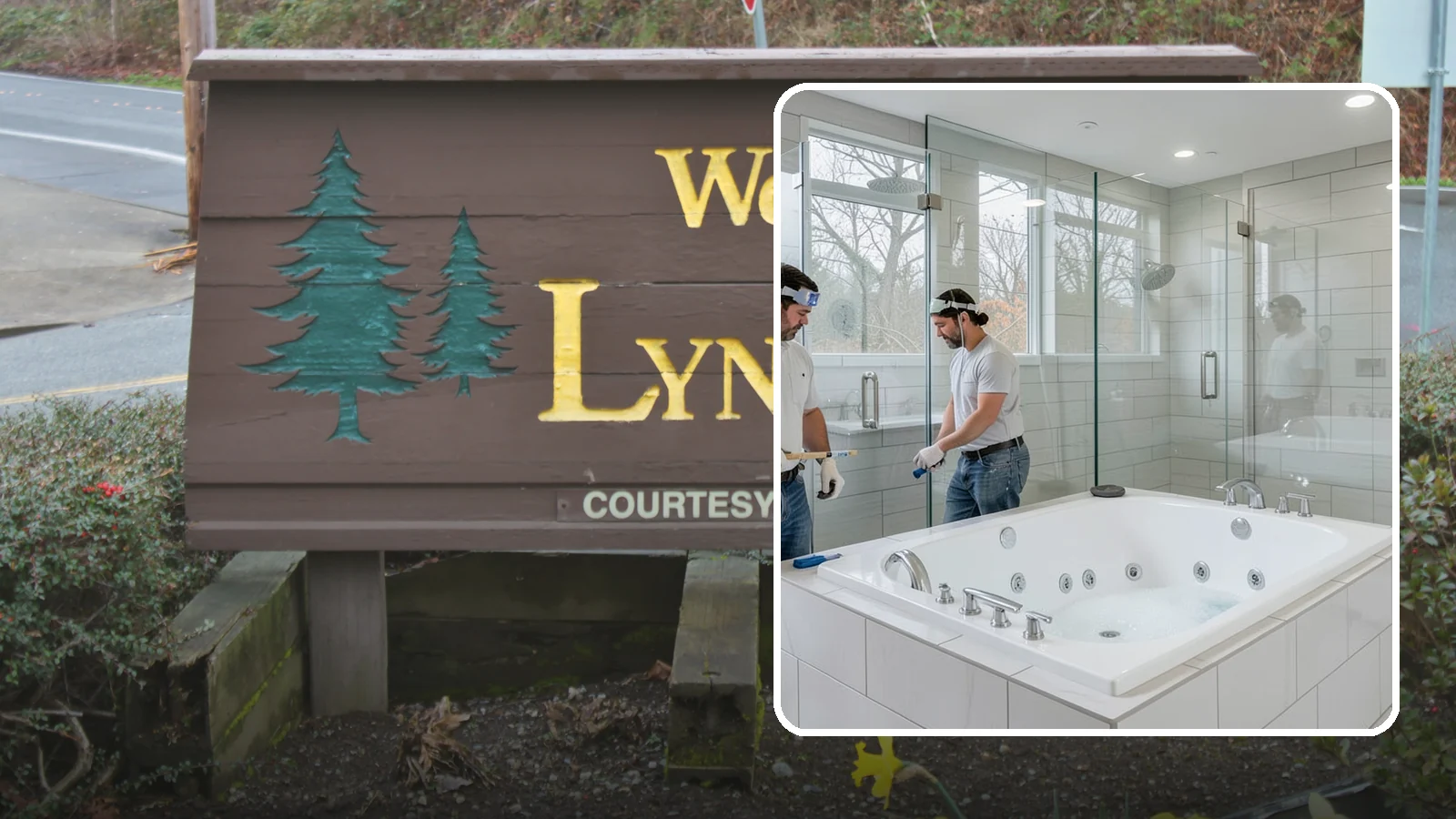 Jacuzzi Tub Installation in Lynnwood, Snohomish County, WA - A jacuzzi tub installation brings therapeutic jetted comfort into your bathroom.